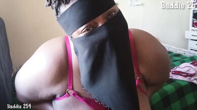 Dominant mistress,showing off his hug boob and ass