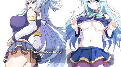 [Hentai JOI] Aqua Gets Fucked Hard After Party and Begs for More (BlowJob, Cow-Girl, Paizuri, Deepthoroat, Creampie)