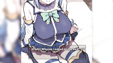 [Hentai JOI] Aqua Gets Fucked Hard After Party and Begs for More (BlowJob, Cow-Girl, Paizuri, Deepthoroat, Creampie)