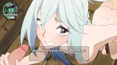 [Hentai JOI] Aqua Gets Fucked Hard After Party and Begs for More (BlowJob, Cow-Girl, Paizuri, Deepthoroat, Creampie)