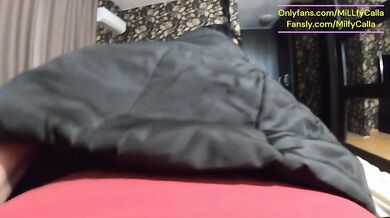 Shiny Bra, Cameltoe & Deep Sex – Double Cum on My Puffy Downjacket