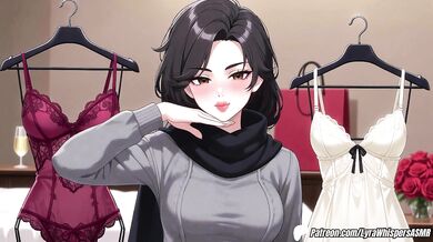 ASMR JOI You catch your roommate having sex and she makes you cum POV
