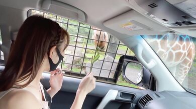 動物園で女子大生と露出ハメ撮りデートから露天風呂で野外露出で見せつけ中出しSEX！RYO&YUU素人カップル/歳の差/10代/美少女/色白/スタイル抜群/野外露出/パンチラ/着替え/温泉/フェラ