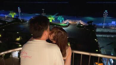 動物園で女子大生と露出ハメ撮りデートから露天風呂で野外露出で見せつけ中出しSEX！RYO&YUU素人カップル/歳の差/10代/美少女/色白/スタイル抜群/野外露出/パンチラ/着替え/温泉/フェラ