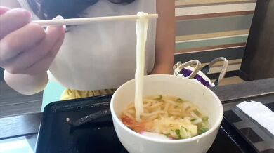 I tried to feel good while eating rice!