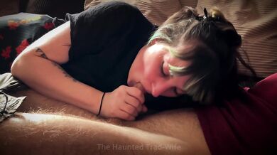 blowjob on the couch