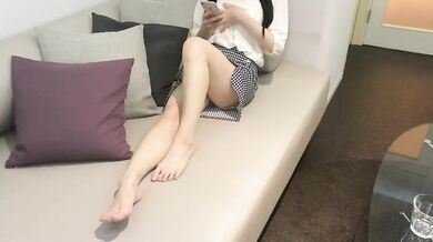 Japanese school girl home masturbation