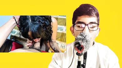 Giving Blowjob to My Stepbrother when no one at home. Reaction Video.