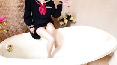 お風呂で大量潮吹きオナニーいっぱい吹いたよ