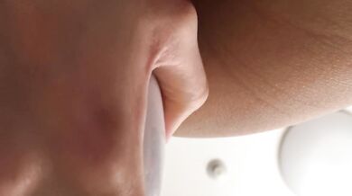 Edging dripping wet swollen Japanese pussy with toys till an intense orgasm