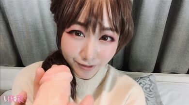 [Pov] Happy decachin ejaculates sucked by a Japanese amateur college student!