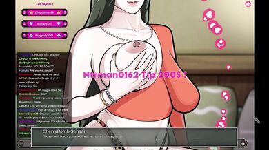 He Donated For Sensei's Big Tits On Livestream(18+) - Konoha Milfs Gameplay