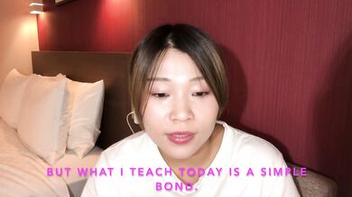 Japanese Cute adult shop clerk teach simple bondage that anyone can do