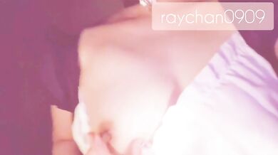 Maid's nipple masturbation