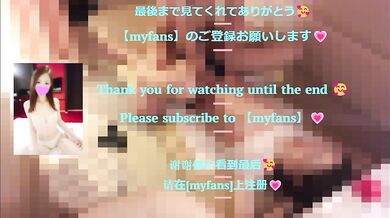 The Japanese woman gives a very hard handjob, and the masochist man faints in pleasure.