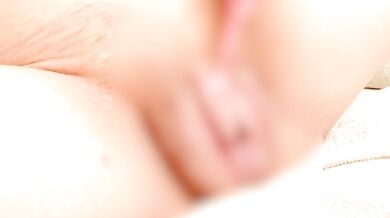 Vibrator inside clitoral skin for big clitoral torture... milf clitoral masturbation