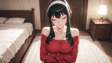 Yor Forger secret meeting - Spy x Family hentai (AI)