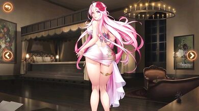 Beautiful girl in erotic game having sex 2