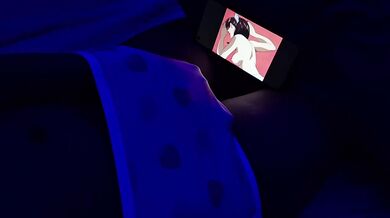 Avatar masturbates watching gay lesbian hentai porn