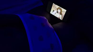 Avatar masturbates watching gay lesbian hentai porn