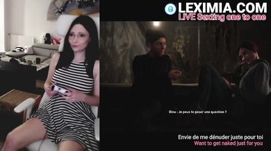 Asian big tits playing and cumming TLOU 2. Letsplay 3