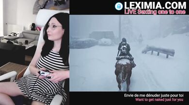 Asian big tits playing and cumming TLOU 2. Letsplay 3