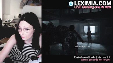 Asian big tits playing and cumming TLOU 2. Letsplay 3