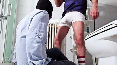 Scally pissing on daddy