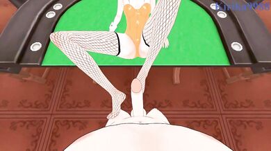 Natsuiro Matsuri (Bunny Girl) and I have intense sex in the casino. - Hololive VTuber POV Hentai