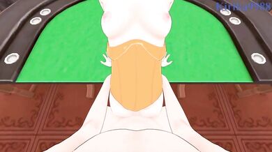 Natsuiro Matsuri (Bunny Girl) and I have intense sex in the casino. - Hololive VTuber POV Hentai