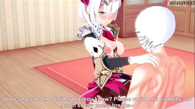 Noelle hard sex |4 Genshin impact | Full & POV on patreon: Fantasyking3