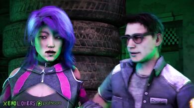The Wraith & Yui Kimura starring in Biker Girl!! (Dead by Daylight)