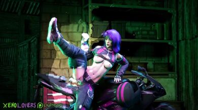 The Wraith & Yui Kimura starring in Biker Girl!! (Dead by Daylight)