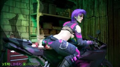 The Wraith & Yui Kimura starring in Biker Girl!! (Dead by Daylight)
