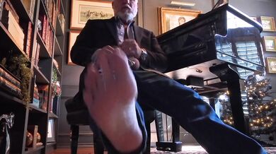 Business Suit Daddy Strips, Jerks His Big Cock, Loudly Shoots Huge Load!!