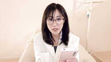 Demonstration of Dr. Yukaron's beautiful vagina massage! cowgirl with a perfectly prepared vagina!