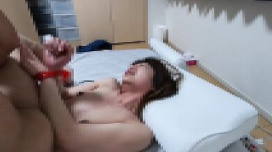A masochist mature woman licks a man's anal while being restrained and tortured with and vibrator. It's so perverted. Japanese. A masochistic mature woman is tied up and tortured with