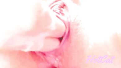 Close-up finger masturbation in the bath Self Squirting Fingering