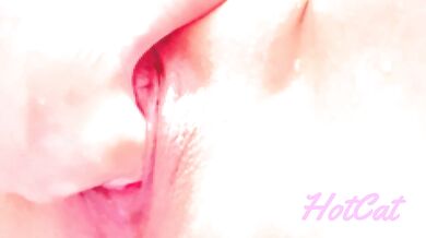 Close-up finger masturbation in the bath Self Squirting Fingering