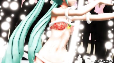 Hentai MMD - Christmas Miku 好き雪ポロリマジック (mikuline39)