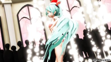 Hentai MMD - Christmas Miku 好き雪ポロリマジック (mikuline39)