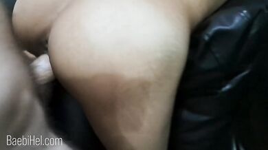 How to use her pussy juice to lube up her ass and finger her asshole - Real Sex with Baebi Hel