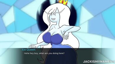 ICE QUEEN SHOWING OFF HER BIG FAT TITS AND GIVING HOT HANDJOB - 6 - C. Time