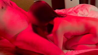 Cute MILF's caress, nipple play, blowjob