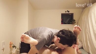 Real SEX with a lewd mature woman from reverse 69 [Second part] Masturbation again with big ass back from foot up cowgirl