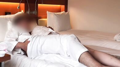 Clothed SEX from the back to a student who fell inside while taking a bath. Finish with a woman on top posture.
