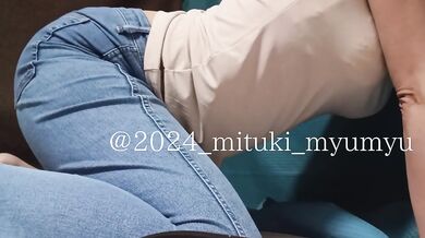 【個人撮影】jジーパン履いたまま四つん這いおもちゃオナニー　＜横から撮影バージョン＞　japanese