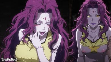 Hunter x Hunter - big tits Zazan blow job animation by toonfunpool