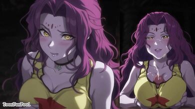 Hunter x Hunter - big tits Zazan blow job animation by toonfunpool