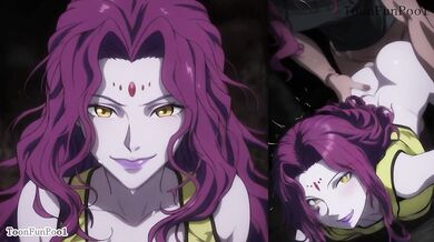 Hunter x Hunter - big tits Zazan blow job animation by toonfunpool
